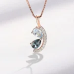 2topaz necklace