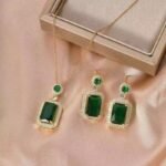 emerald jewelry set
