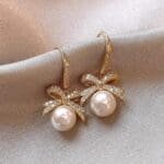 Swarovski Big Pearl earring for women - Image 7