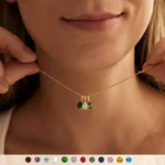 Colorful birthstone waterdrop pandent - Image 4