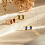birthstone stud