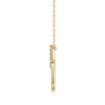 U shape Moissanite Gold vermeiled 925 silver necklace - Image 6