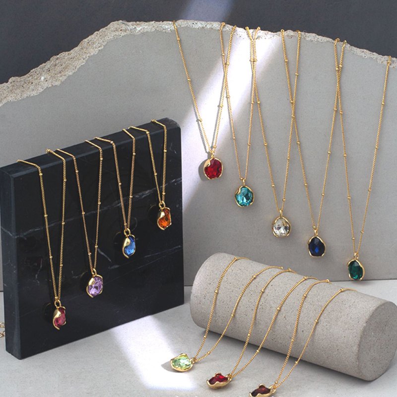 Home Main 48 multi-color swarovski necklace