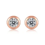 Top quality Bubble Moissanite stud earring