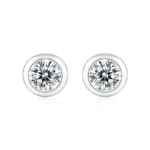 Top quality Bubble Moissanite stud earring - Image 3