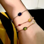Colorful Square zirconia Bracelet - Image 2