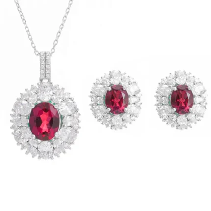 ruby jewelry set