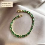 emerald -CZ bracelet