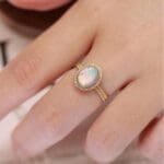 Natural opal ring - Image 2