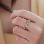 Ombre Blue and White Topaz - Image 2