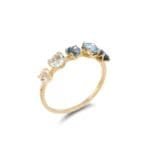 Ombre Blue and White Topaz